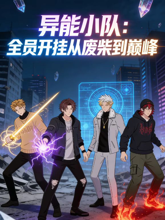 异能小队全员开挂从废柴到巅峰·动态漫画